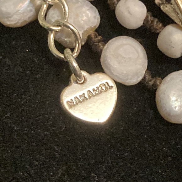 Nakamol natural stone necklace 33” plus extension chain - Picture 6 of 7